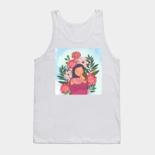 Hijabi mother and baby girl 2 Tank Top